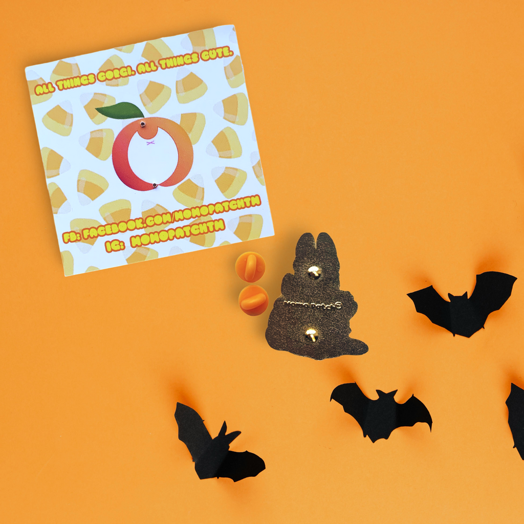 Candy Corgs Candy Corn Halloween Hard Enamel Pins - Momo Patch