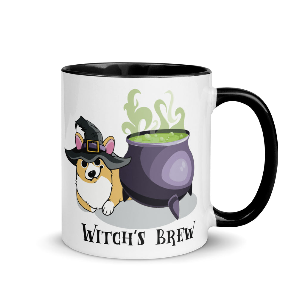 MADE-TO-ORDER 'Witch's or Bitch's Brew' Corgi Mug | 11oz or 15oz | FREE SHIPPING! - Momo Patch