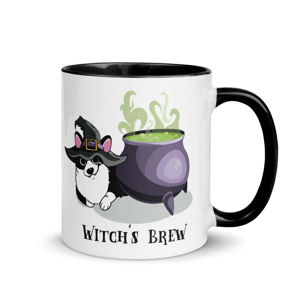 MADE-TO-ORDER 'Witch's or Bitch's Brew' Corgi Mug | 11oz or 15oz | FREE SHIPPING! - Momo Patch