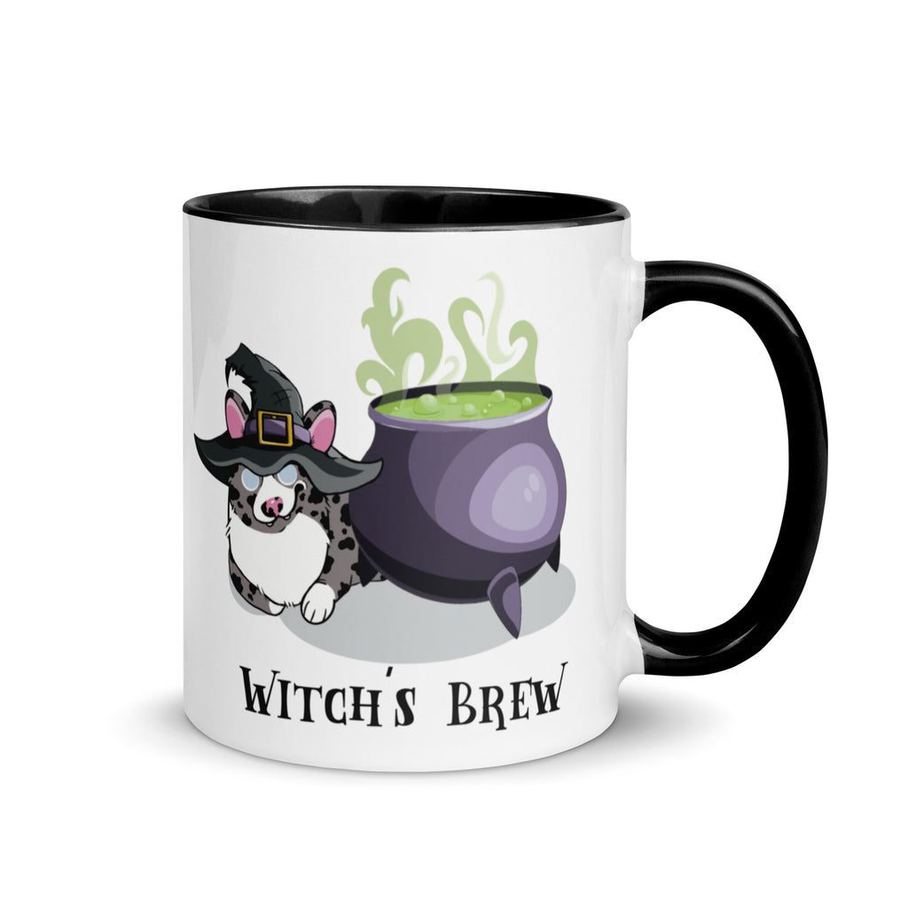 MADE-TO-ORDER 'Witch's or Bitch's Brew' Corgi Mug | 11oz or 15oz | FREE SHIPPING! - Momo Patch