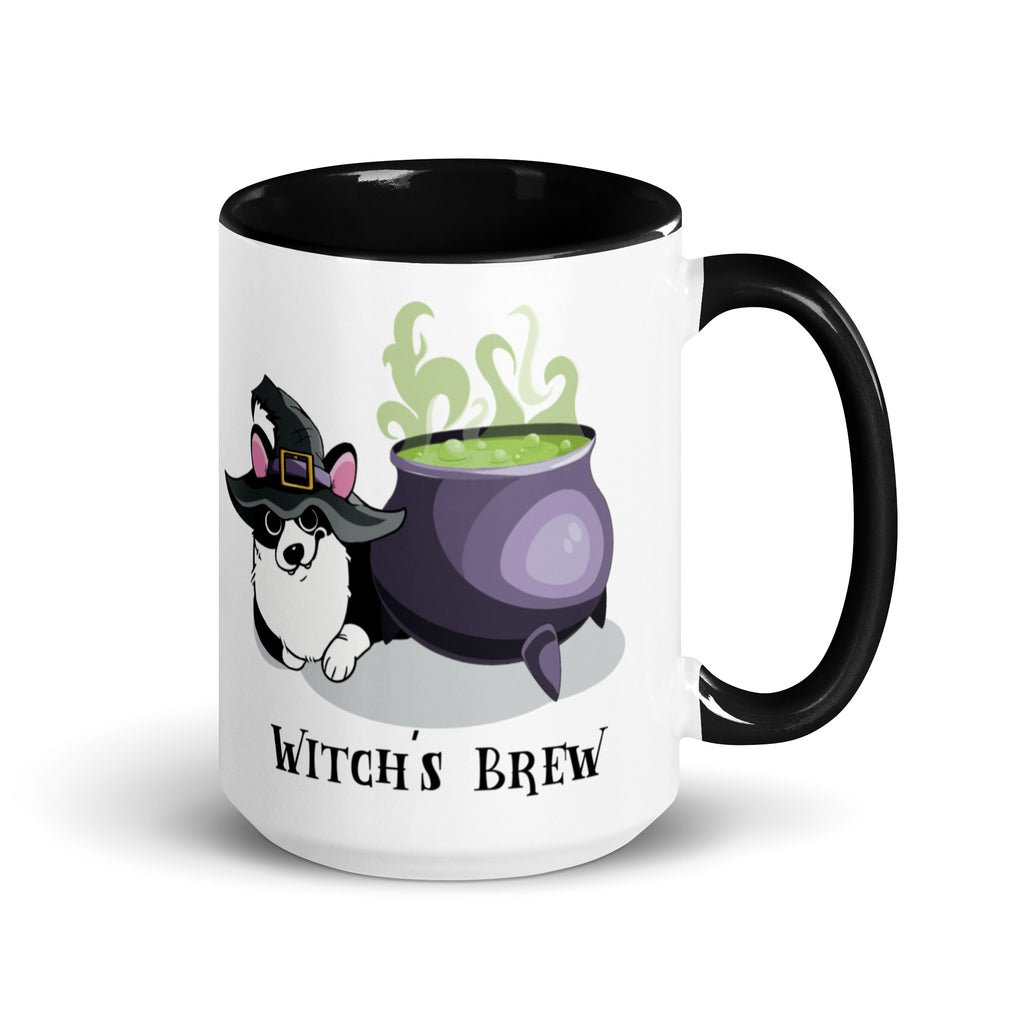 MADE-TO-ORDER 'Witch's or Bitch's Brew' Corgi Mug | 11oz or 15oz | FREE SHIPPING! - Momo Patch
