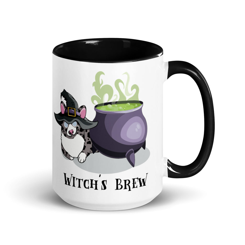 MADE-TO-ORDER 'Witch's or Bitch's Brew' Corgi Mug | 11oz or 15oz | FREE SHIPPING! - Momo Patch