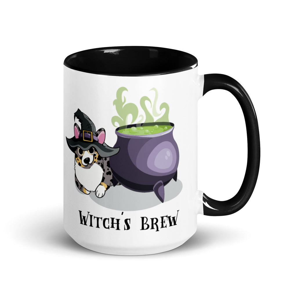 MADE-TO-ORDER 'Witch's or Bitch's Brew' Corgi Mug | 11oz or 15oz | FREE SHIPPING! - Momo Patch