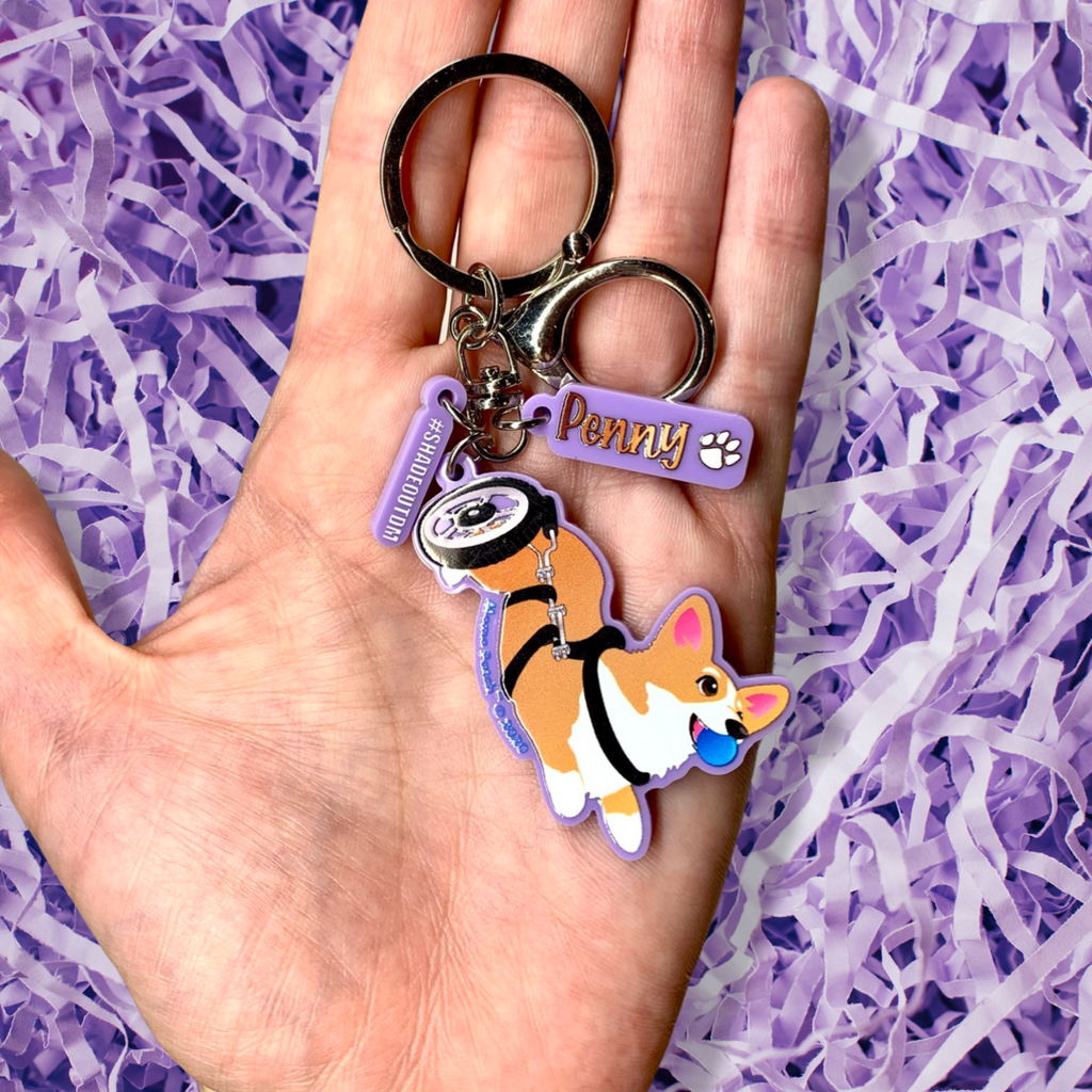 SHADE OUT DM - PENNY ACRYLIC KEY CHAIN - Momo Patch