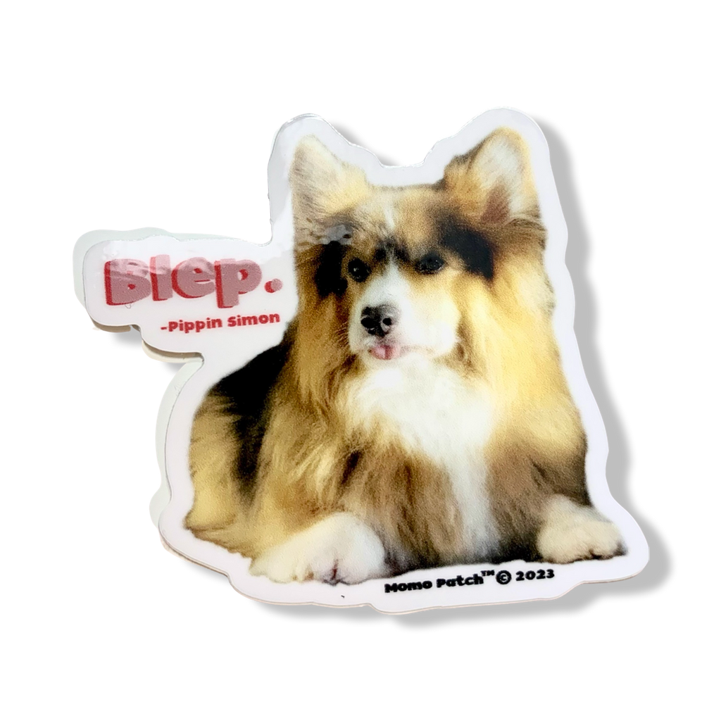 Aroo Crew Corgi Vinyl Sticker Set: I Disapprove, BLEP and Be Yourself - Momo Patch