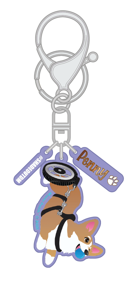 SHADE OUT DM - PENNY ACRYLIC KEY CHAIN - Momo Patch