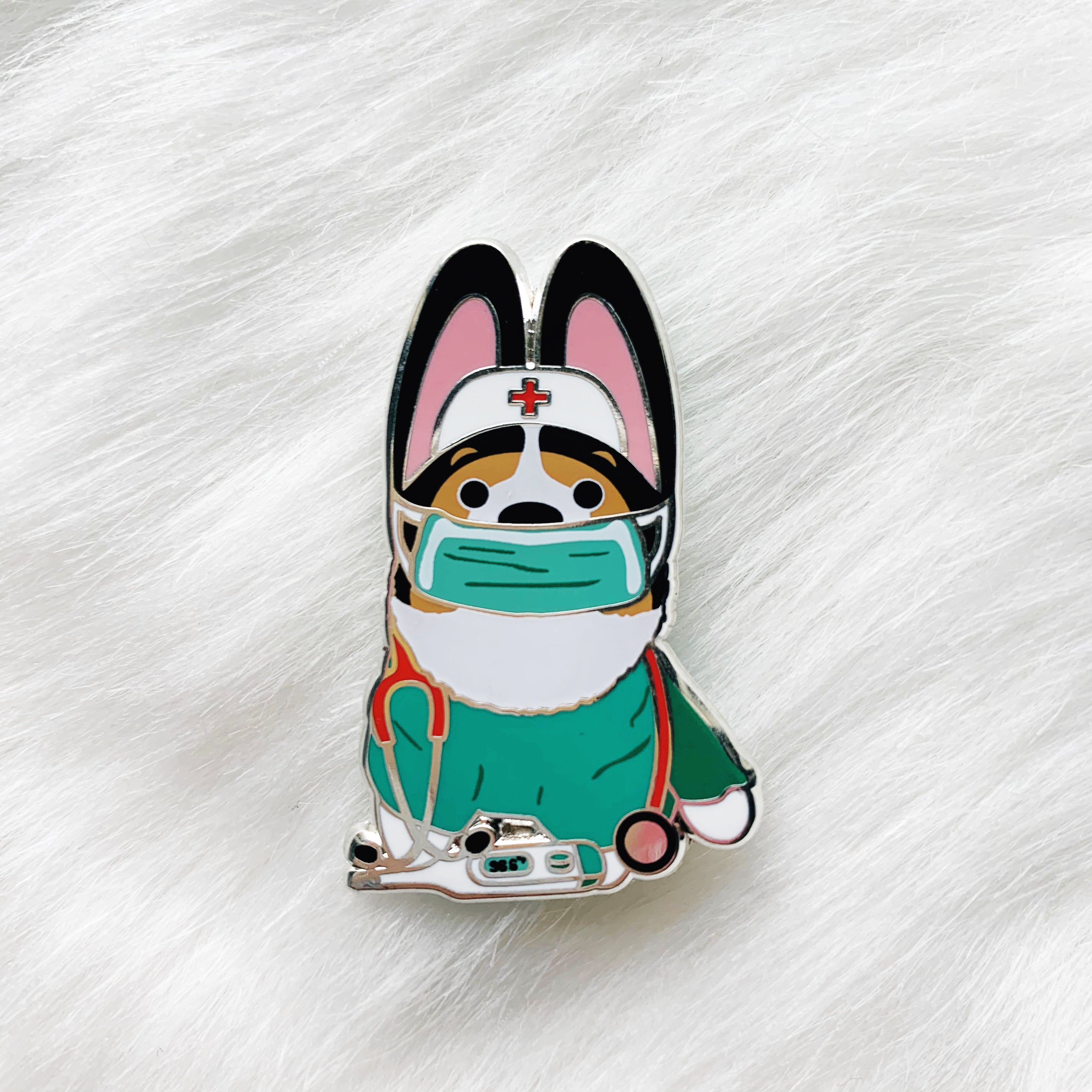 Rescue Pets Official Game Merch Corgster the Corgi Hard Enamel Pin 1.5 –  Rescue Pets With Style