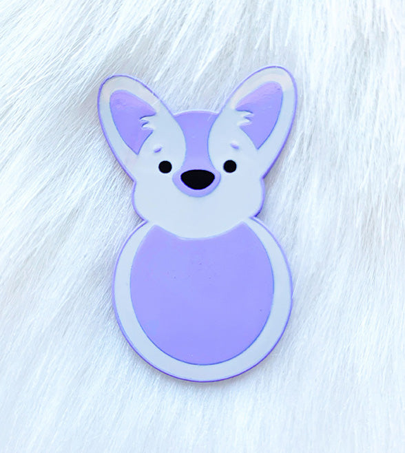 Woofs Corgi Marshmallow Easter Soft Enamel Pins - Momo Patch