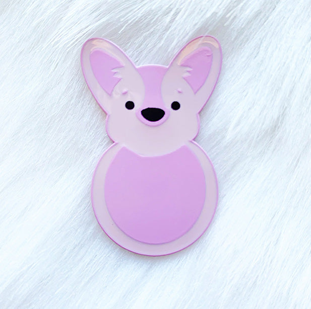 Woofs Corgi Marshmallow Easter Soft Enamel Pins - Momo Patch