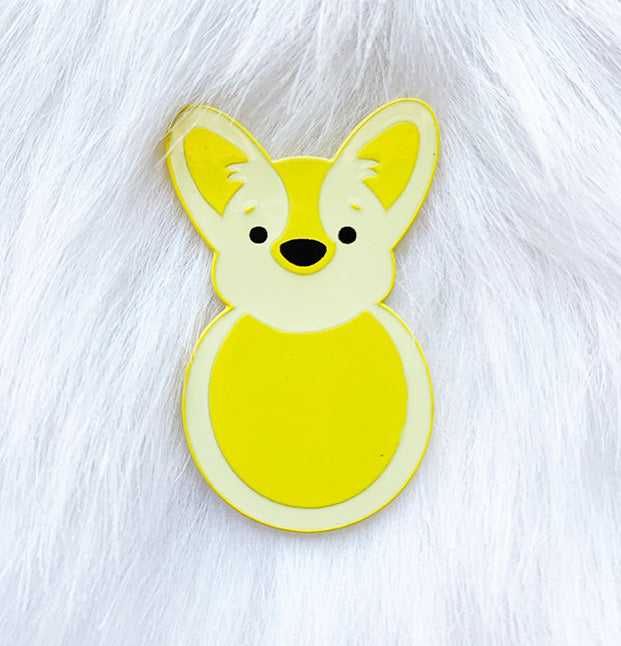 Woofs Corgi Marshmallow Easter Soft Enamel Pins - Momo Patch