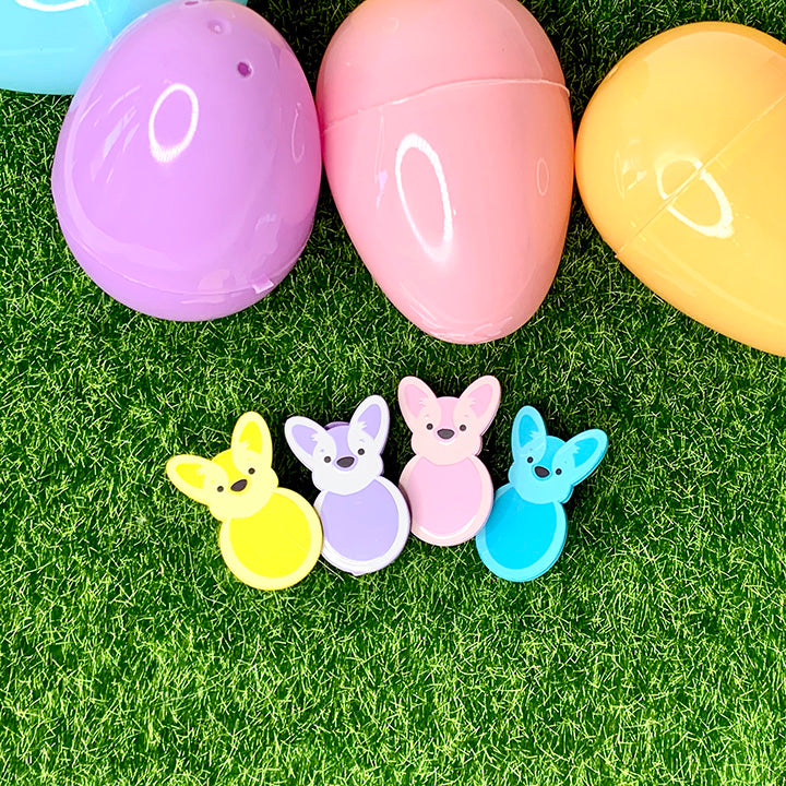Woofs Corgi Marshmallow Easter Soft Enamel Pins - Momo Patch