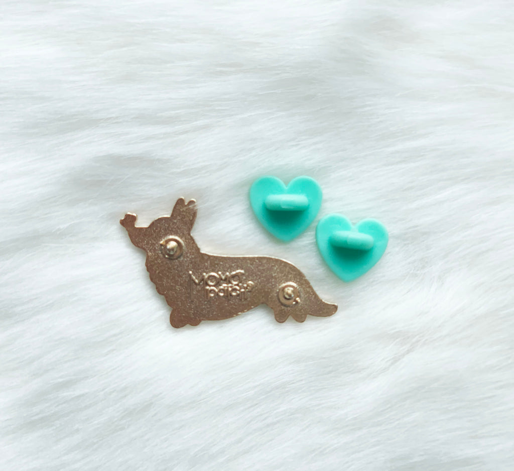 Corgi Tails Series 2 Hard Enamel Pins - Momo Patch