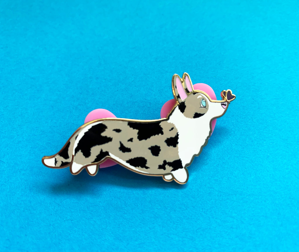 Corgi Tails Series 2 Hard Enamel Pins - Momo Patch