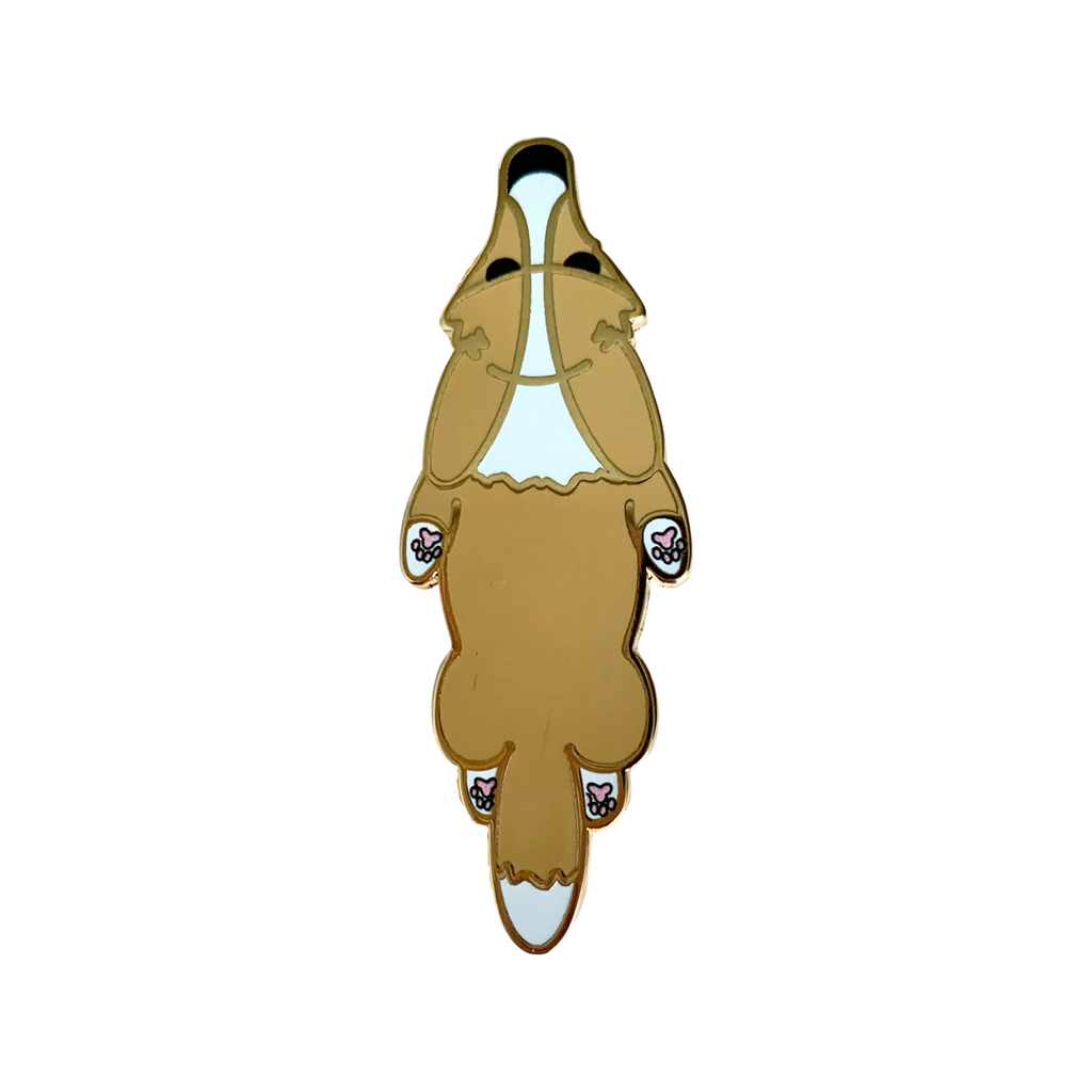 SPLOOTICUS Large Corgi Hard Enamel Pins Tail OR Nub - Momo Patch