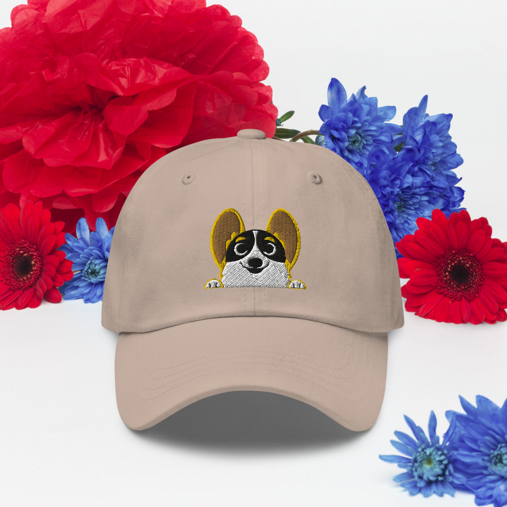 MADE-TO-ORDER Embroidered Tri-Corg Cap FREE SHIPPING! - Momo Patch