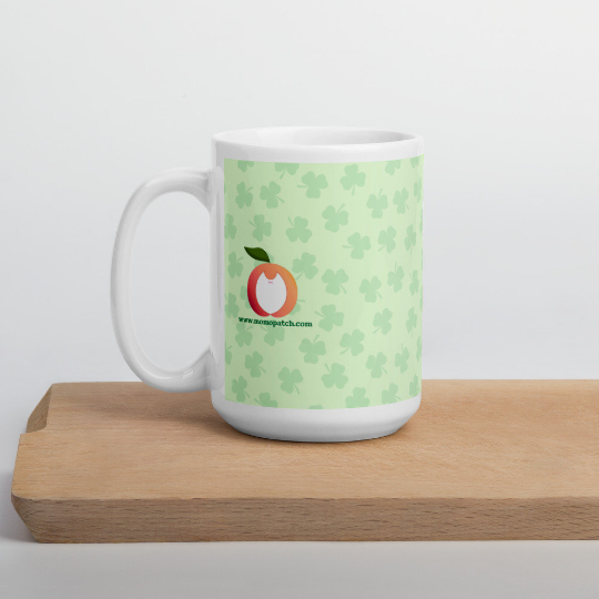 MADE-TO-ORDER St. Pawtrick's Day O'Corgi Shamrock Mug | 11oz or 15oz | FREE SHIPPING! - Momo Patch